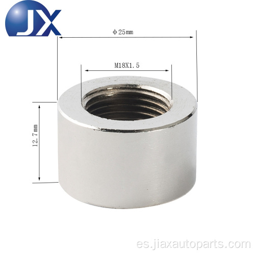 SS 304 Tuerca soldada de escape del sensor de oxígeno, M18 * 1.5